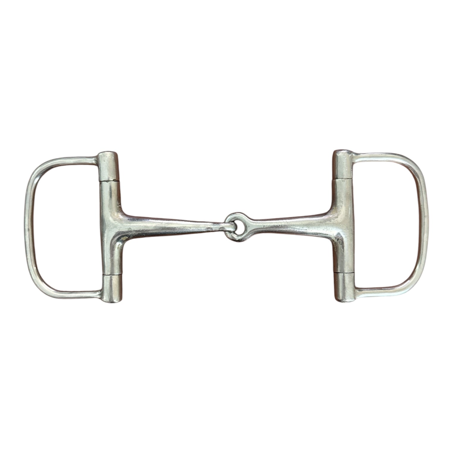 Racing Dee Ring Snaffle Bit - 5"