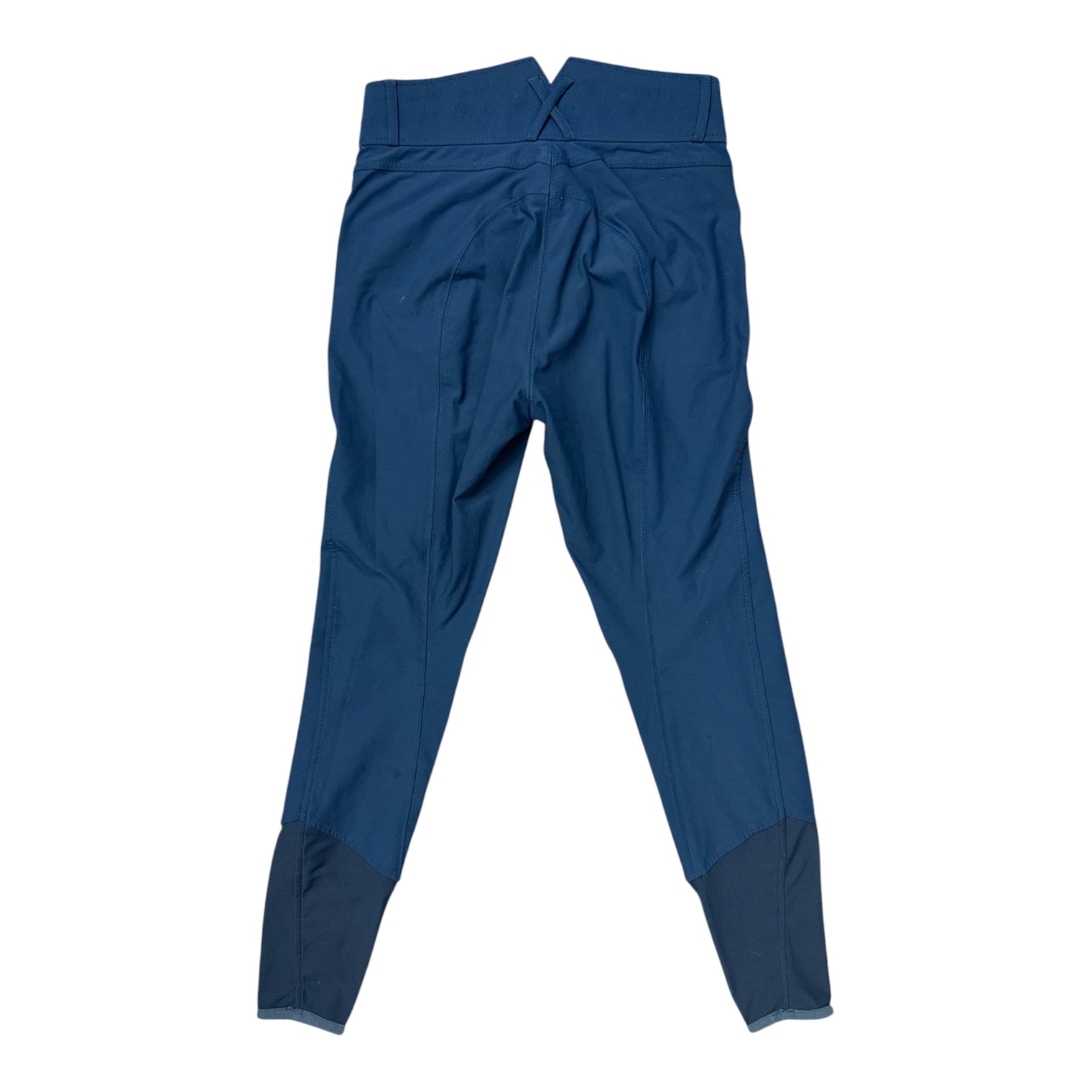 Horze Angelina Knee Patch Breeches - Blue / Size US 24