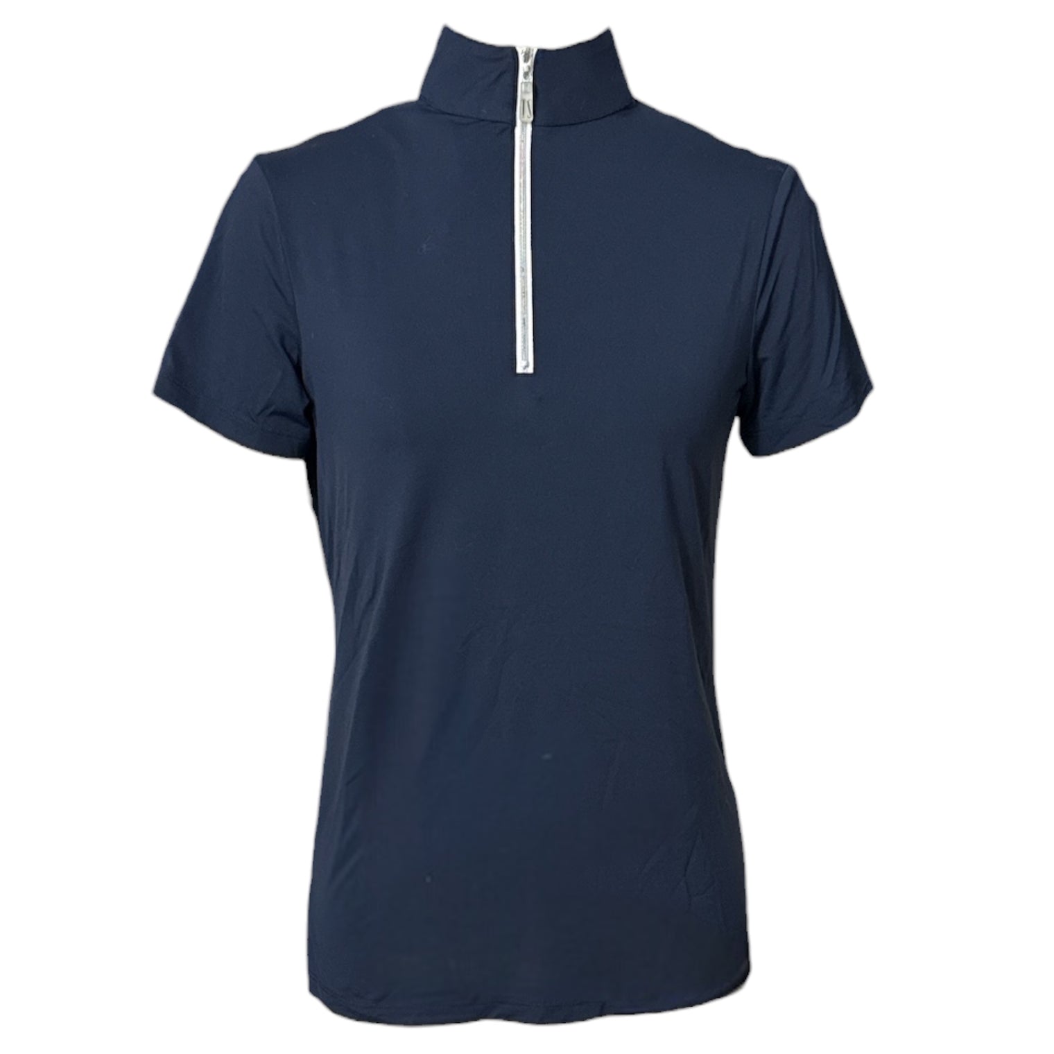 The Tailored Sportsman Women's Short Sleeve Sun Shirt - Navy Blue / Size Medium