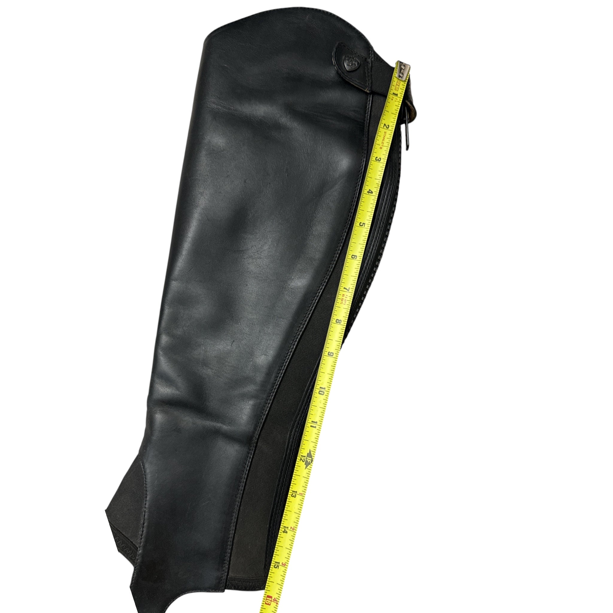 Ariat Close Contour Half Chaps Unisex - Black / Size Medium