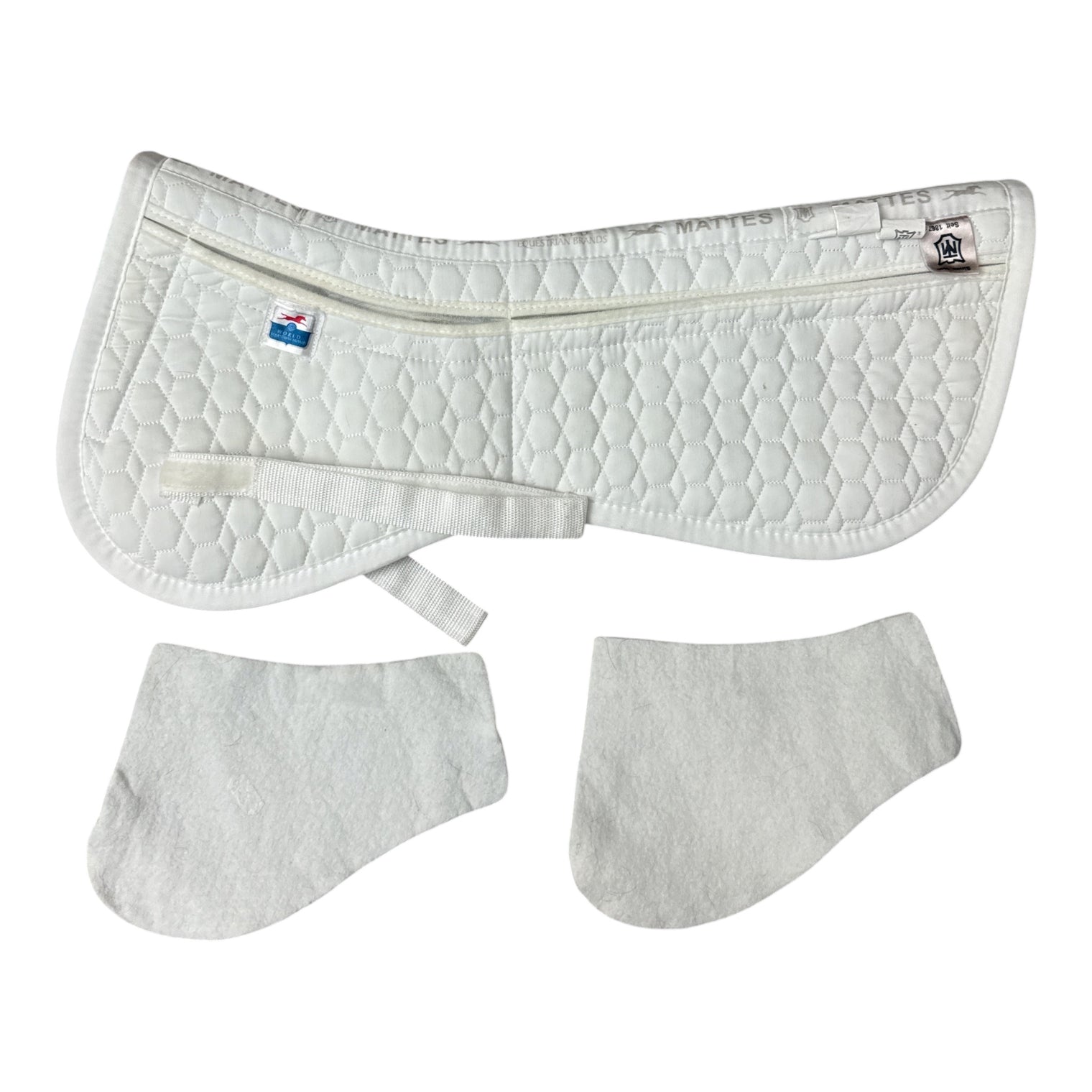 Mattes Correction Quilted Half Pad with Pockets for Shims- All Purpose / Medium