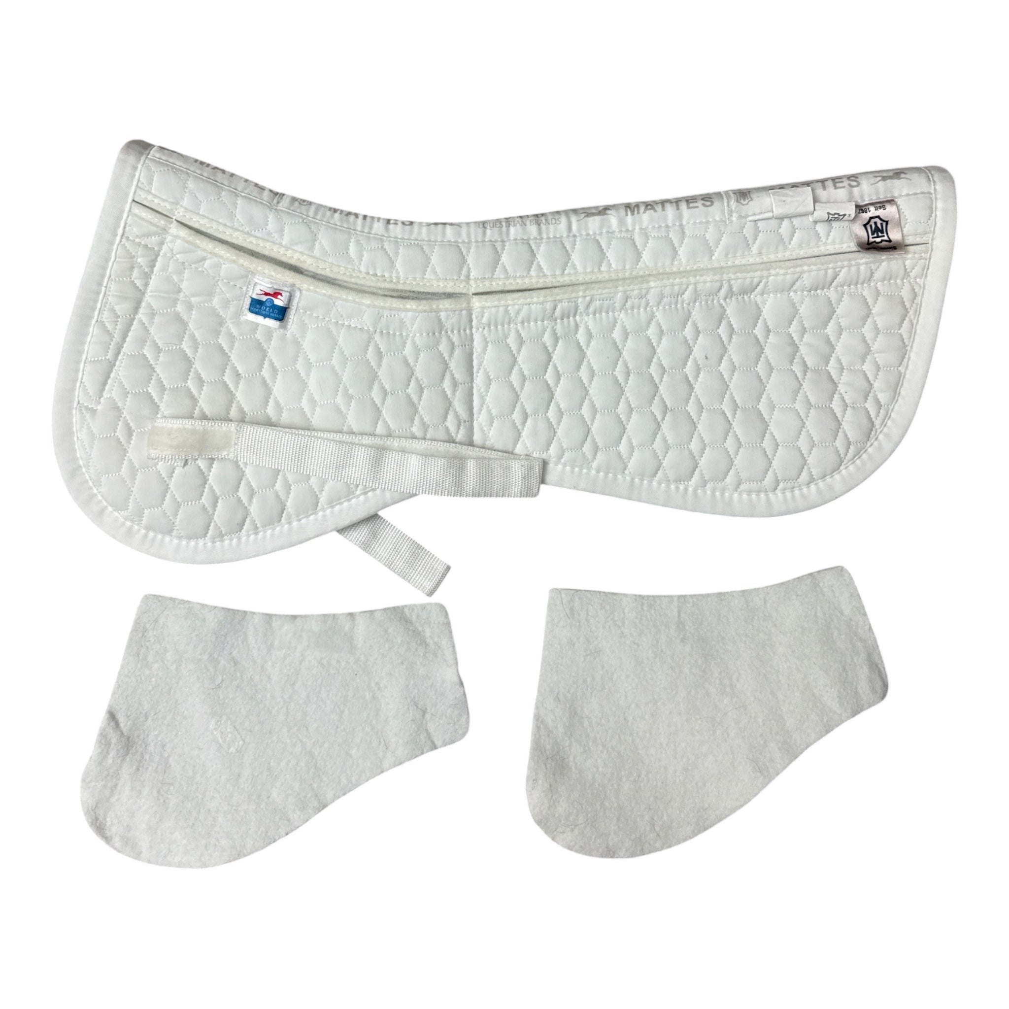 Mattes Correction Quilted Half Pad with Pockets for Shims- All Purpose / Medium