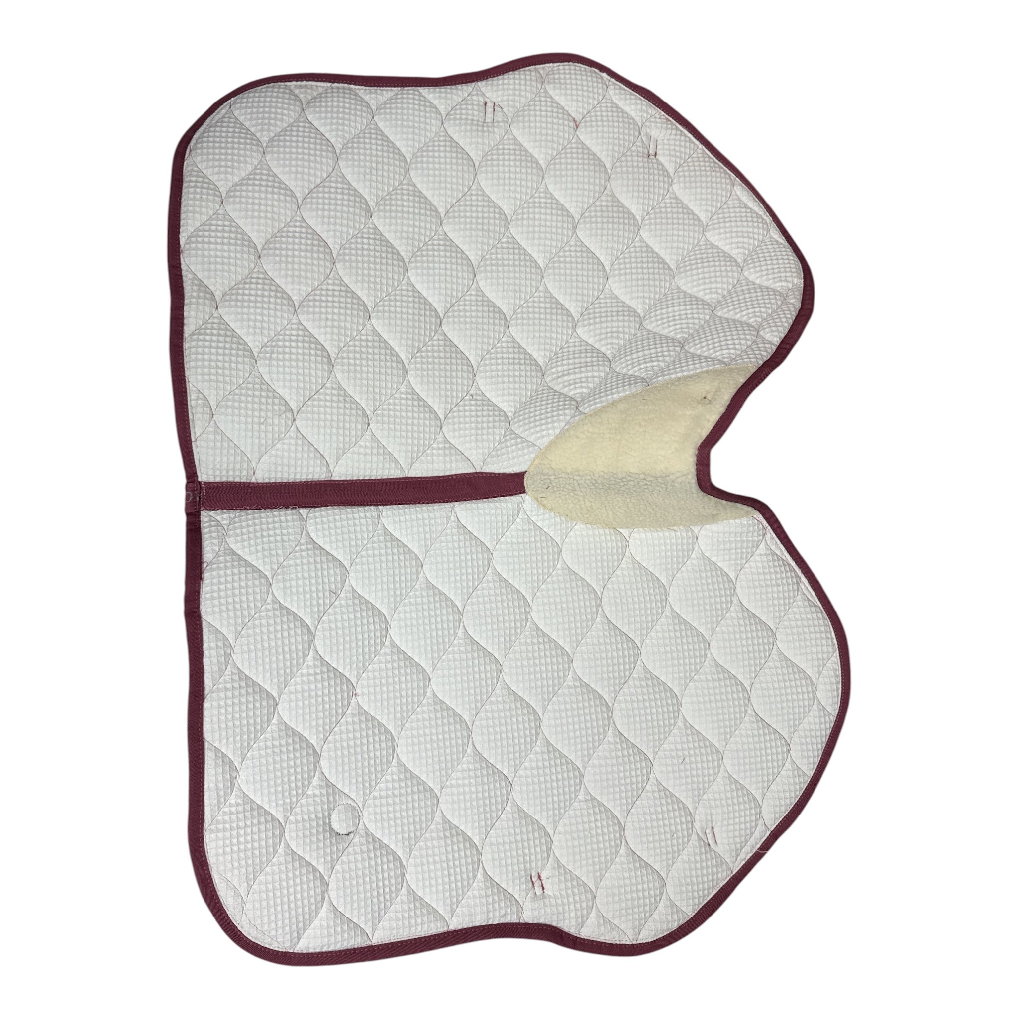 Harrison Howard Velvet Close Contact Saddle Pad - Salmon Pink NEW