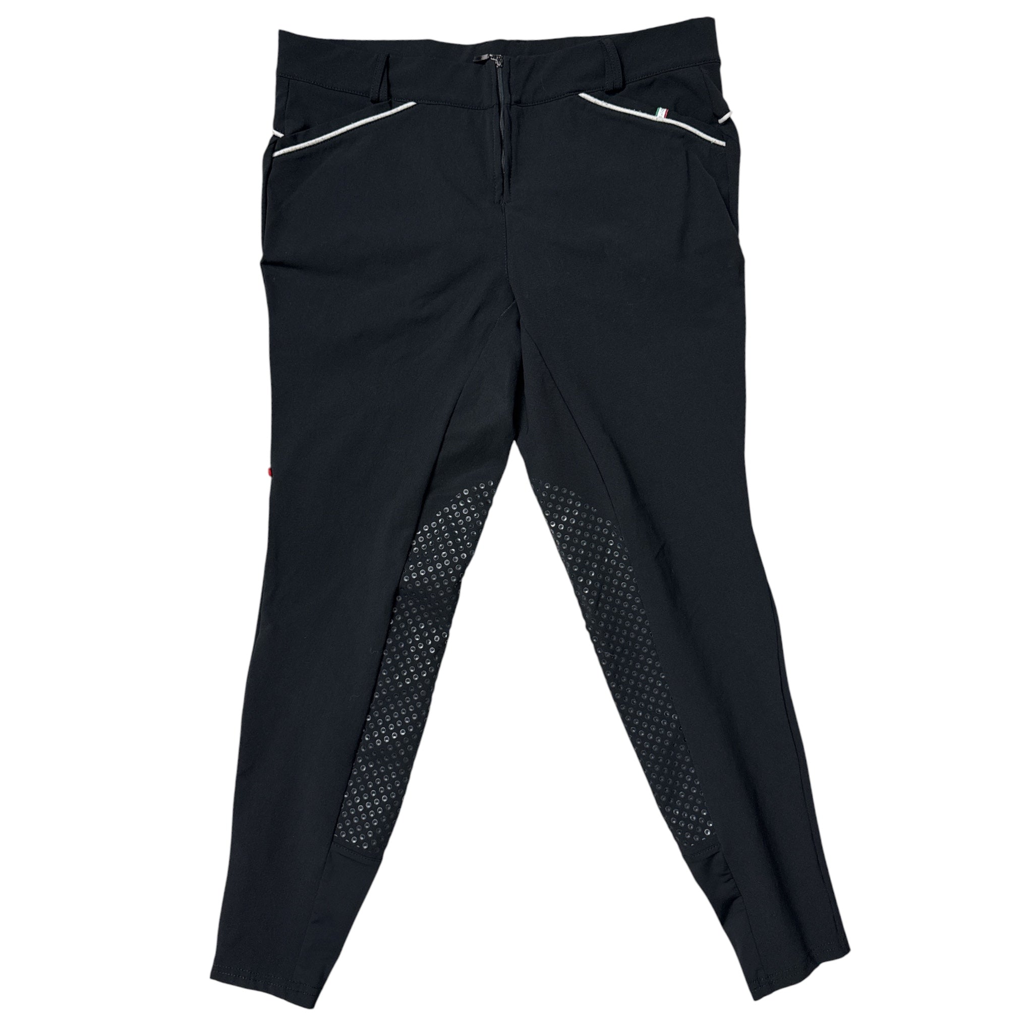 For Horses “Pat” Push Up Breeches - Black / Size IT 46 (US 34)