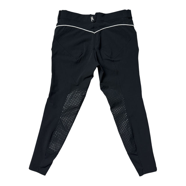For Horses “Pat” Push Up Breeches - Black / Size IT 46 (US 34)