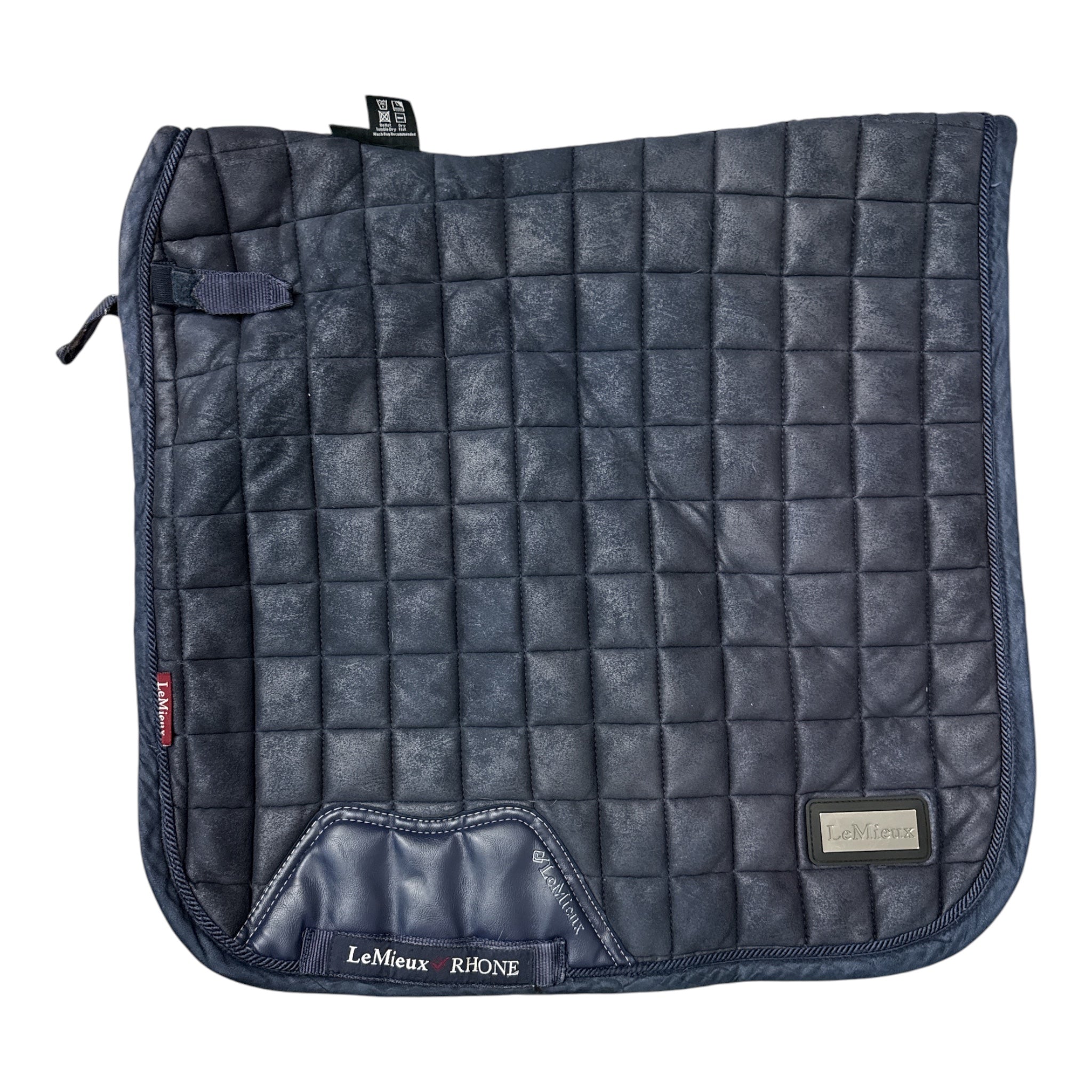 LeMieux Rhone Classic Dressage Square - Vintage Navy / Size Large