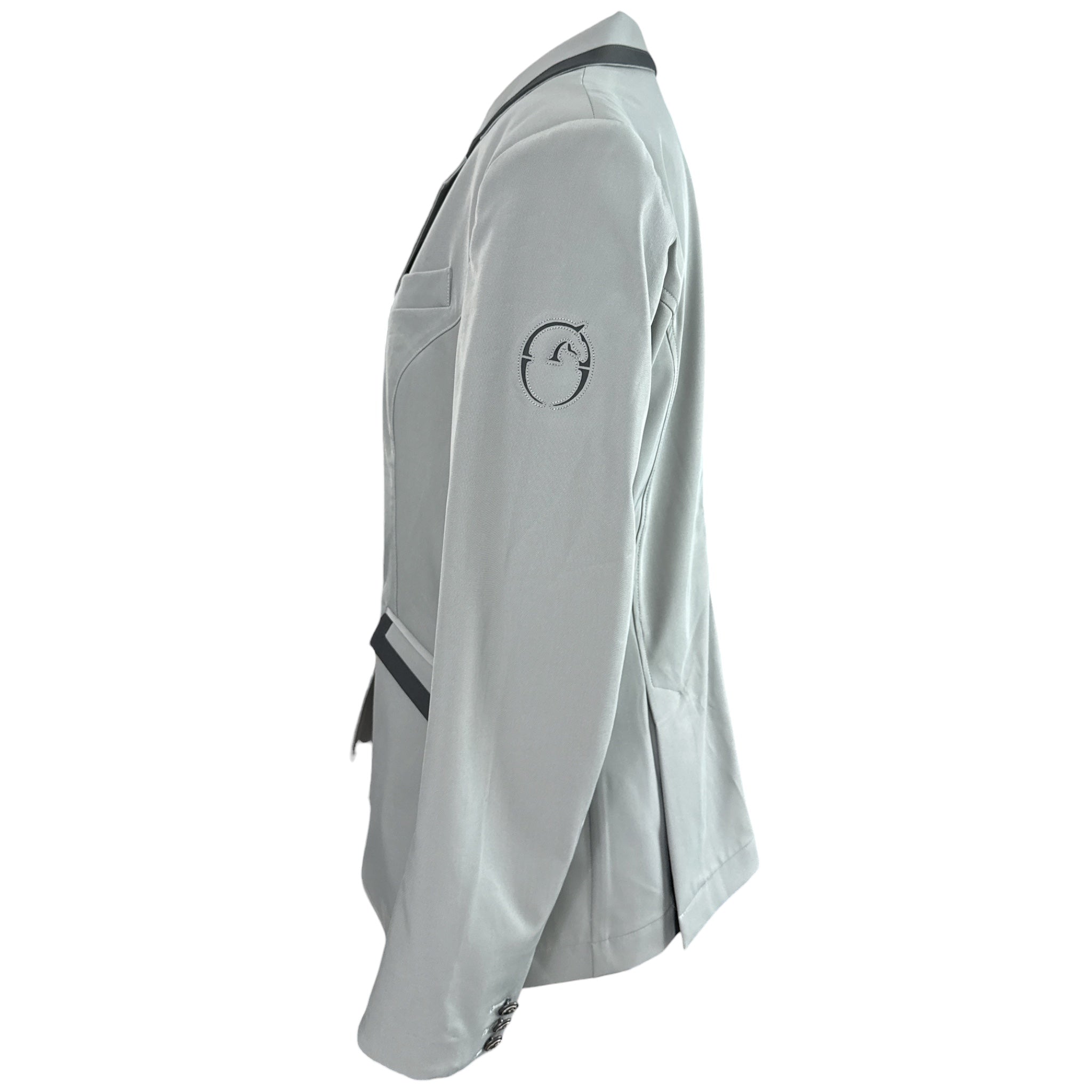 Vestrum Women's Evilard Show Coat - Light Grey/ Grey - Size IT 50 (US 14) NEW