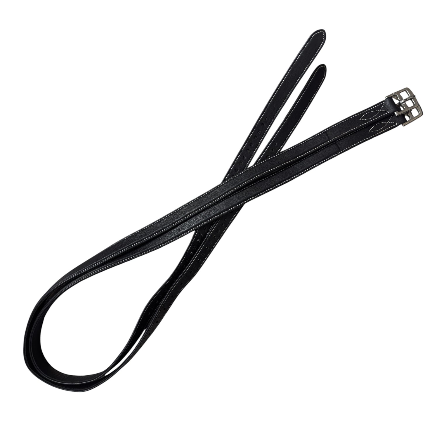 Black Leather Stirrup Leathers / 56" NEW