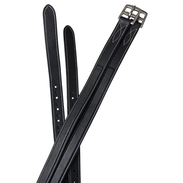 Black Leather Stirrup Leathers / 56" NEW
