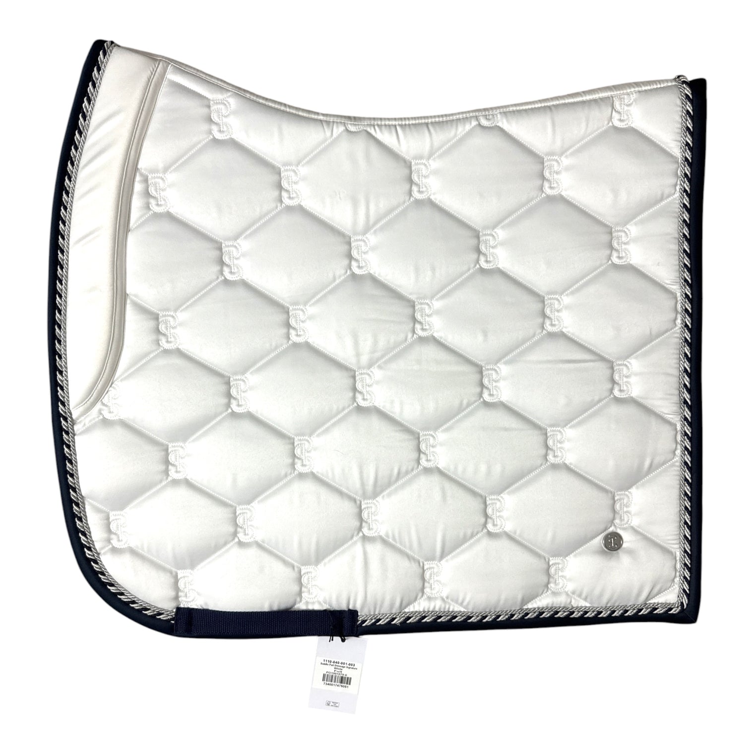 PS of Sweden Signature Dressage Saddle Pad - White / Full Size NEW