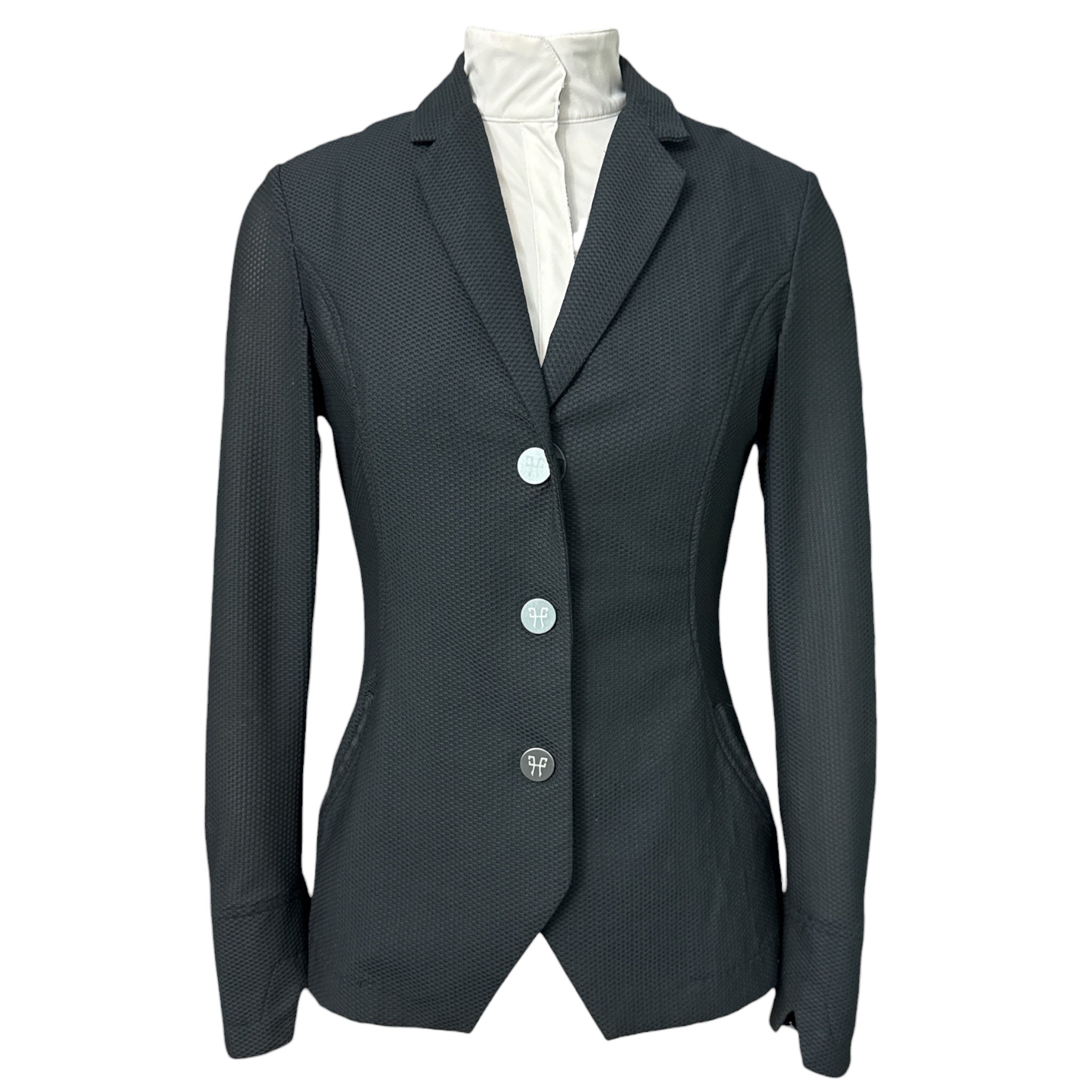 Horse Pilot Aeromesh Show Coat - Black / Size FR 36 (US 6)