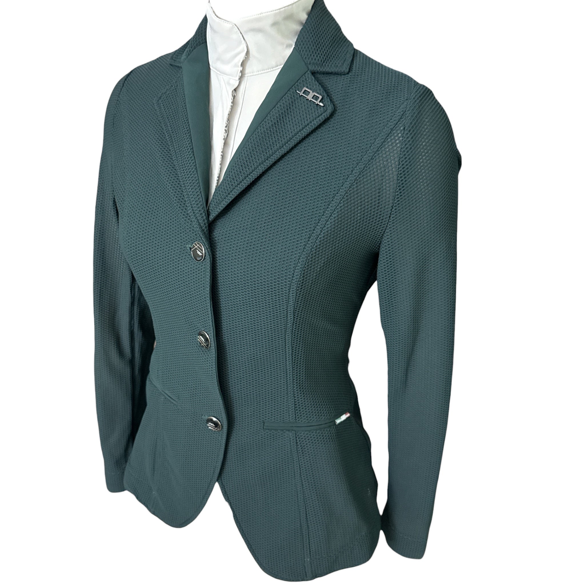 AA Platinum Motion Lite Mesh Show Jacket - Hunter Green / Size XXS (US 2)