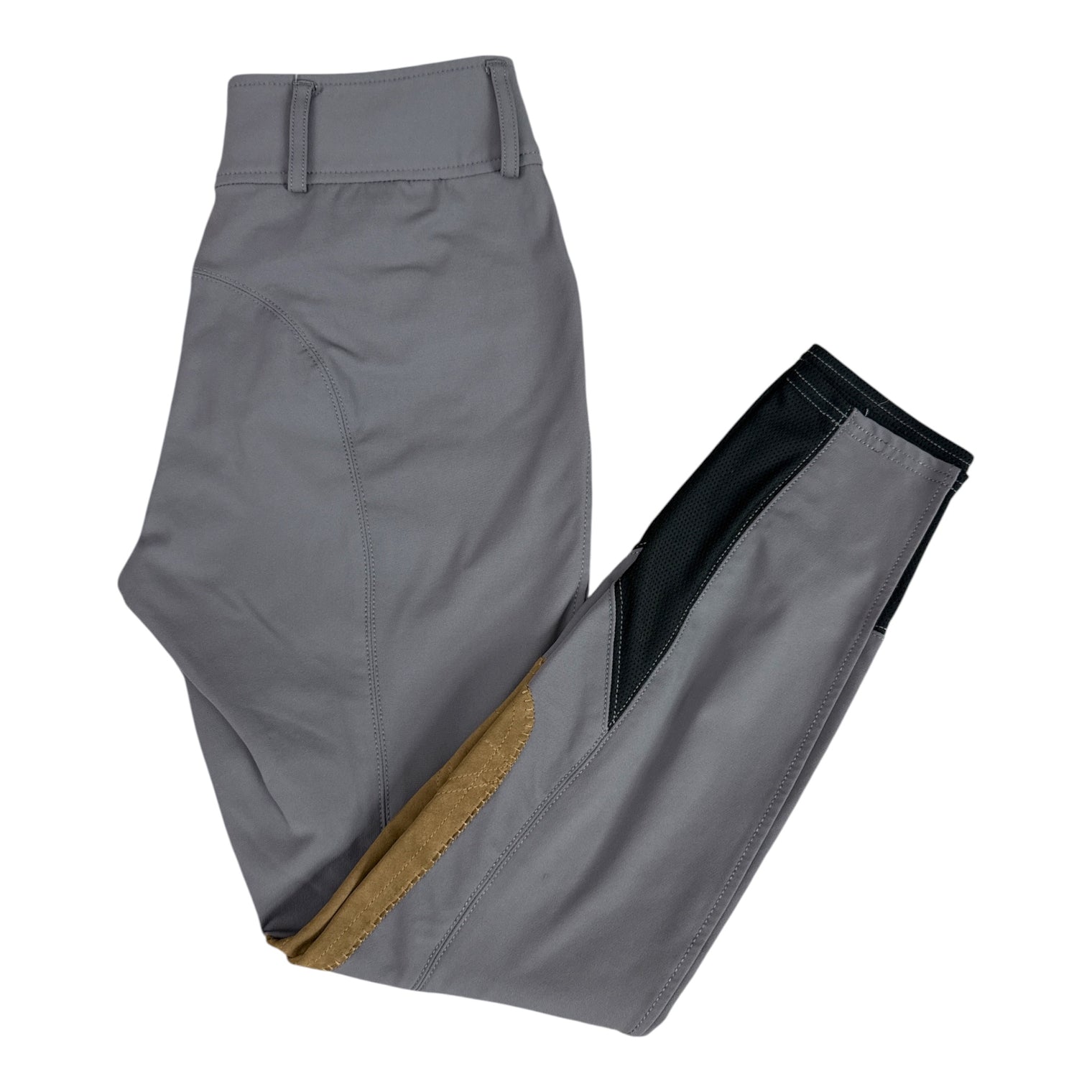 RJ Classics Gulf Knee Patch Breech - Grey / Size 26 L