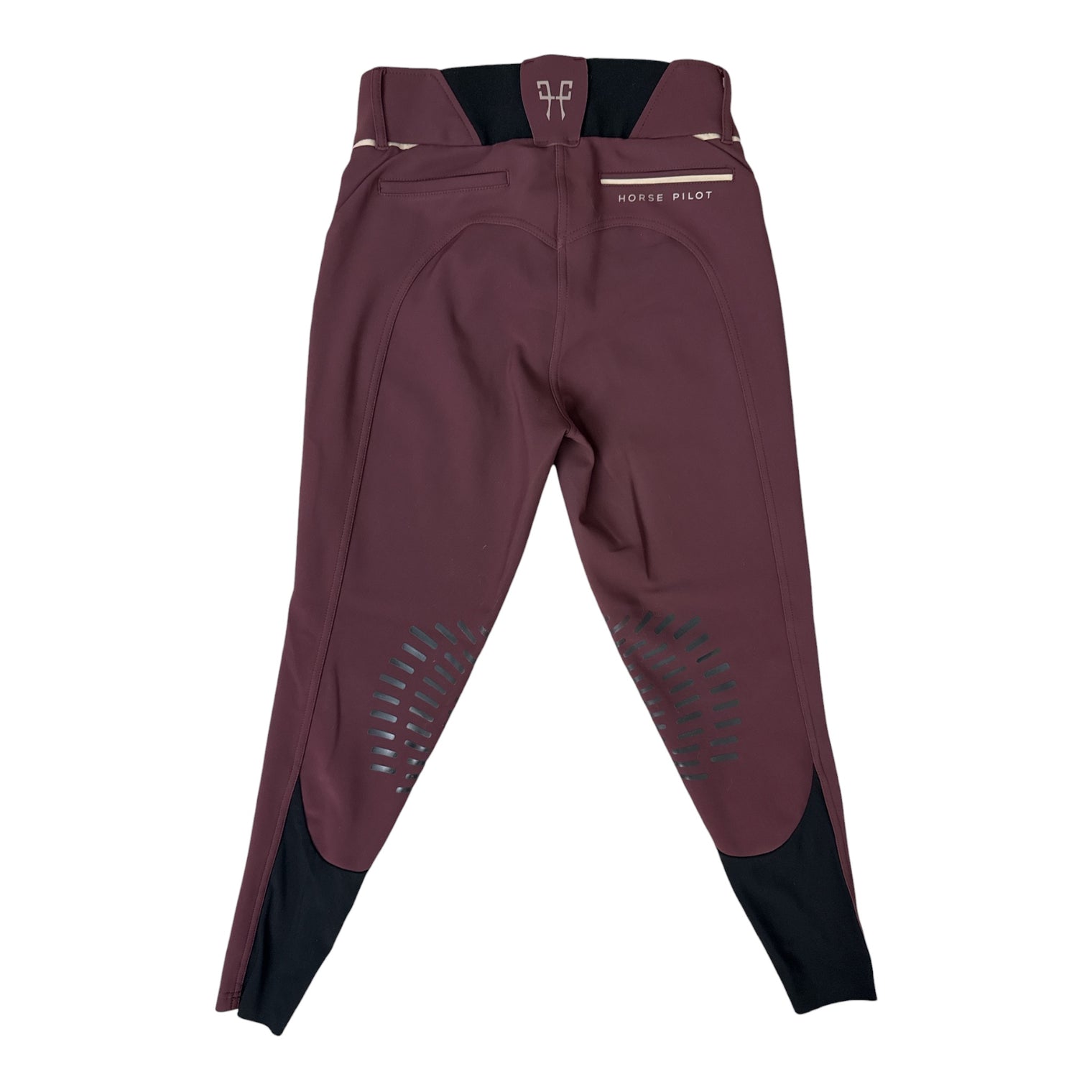 Horse Pilot X-Design Breeches - Burgundy / Size Small