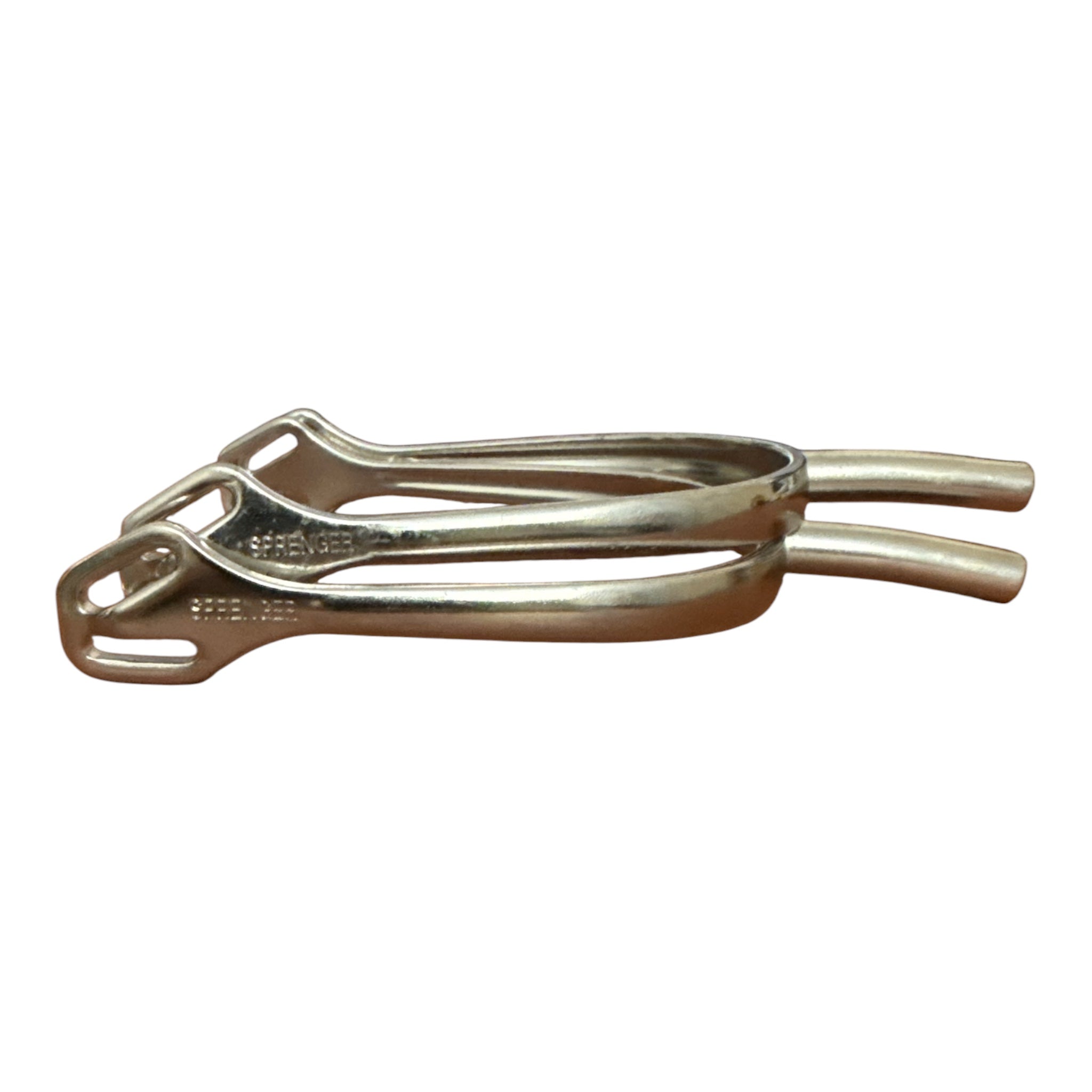 Herm Sprenger 40mm Flat Neck Ultra Fit Spurs - Stainless Steel