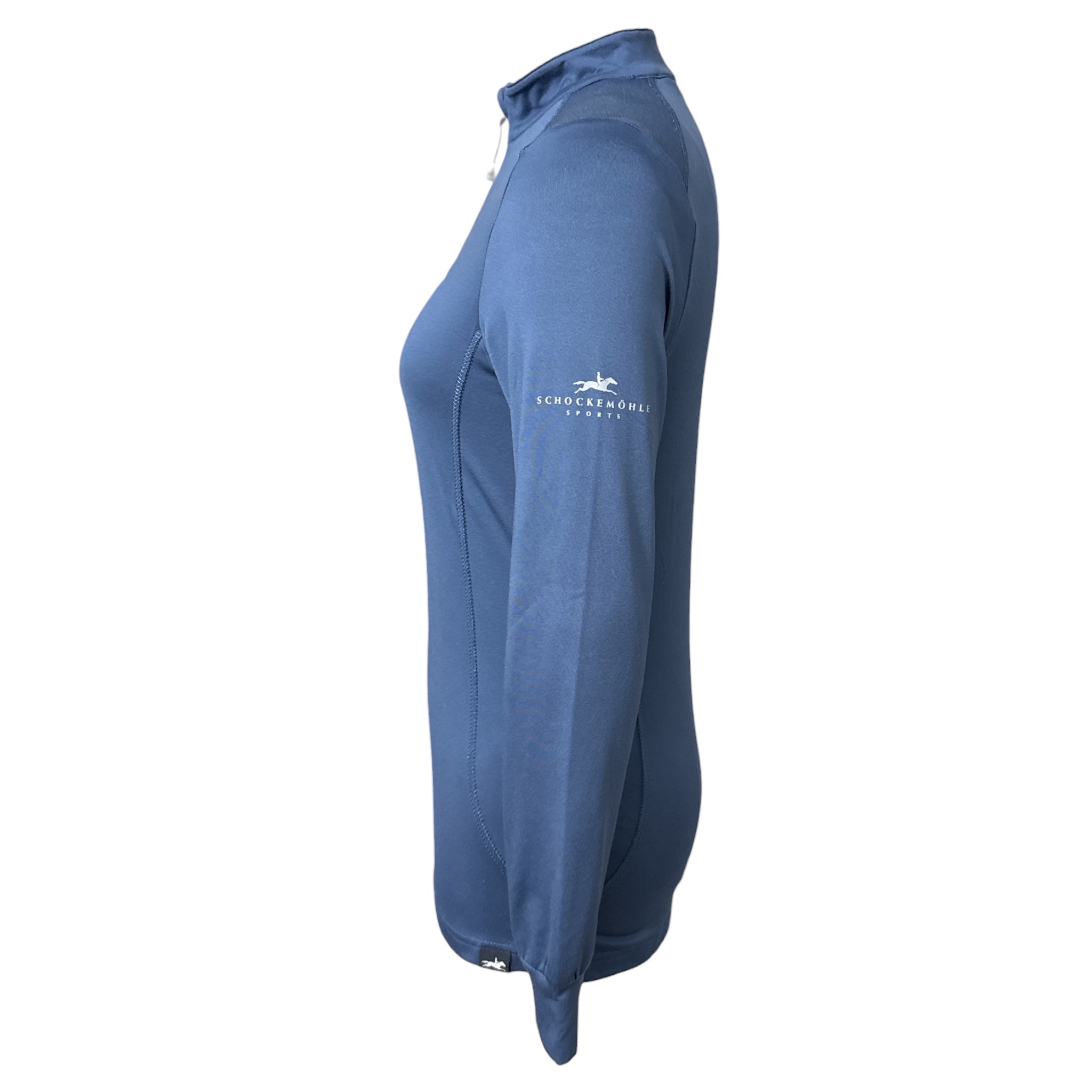 Schockemohle Winter Page SP Style Training Top - Jeans Blue / Size XS