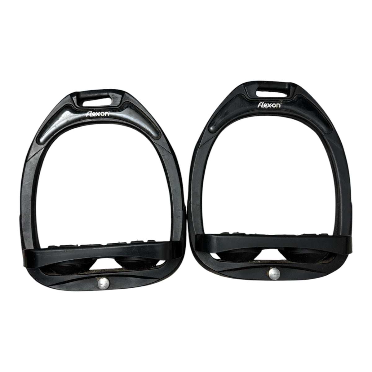 Flex-On Composite w/Incline Ultra Grip Stirrups - Black