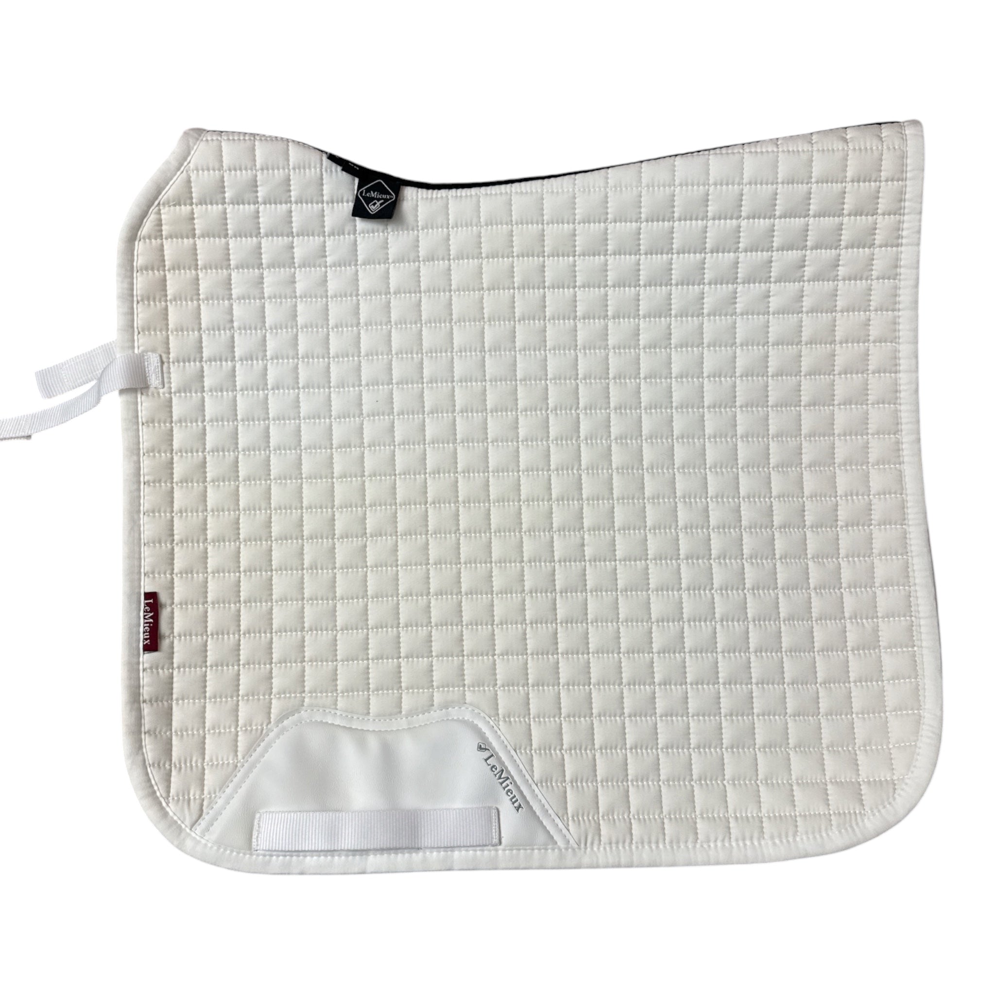 LeMieux Cotton Dressage Square - White / Size Large