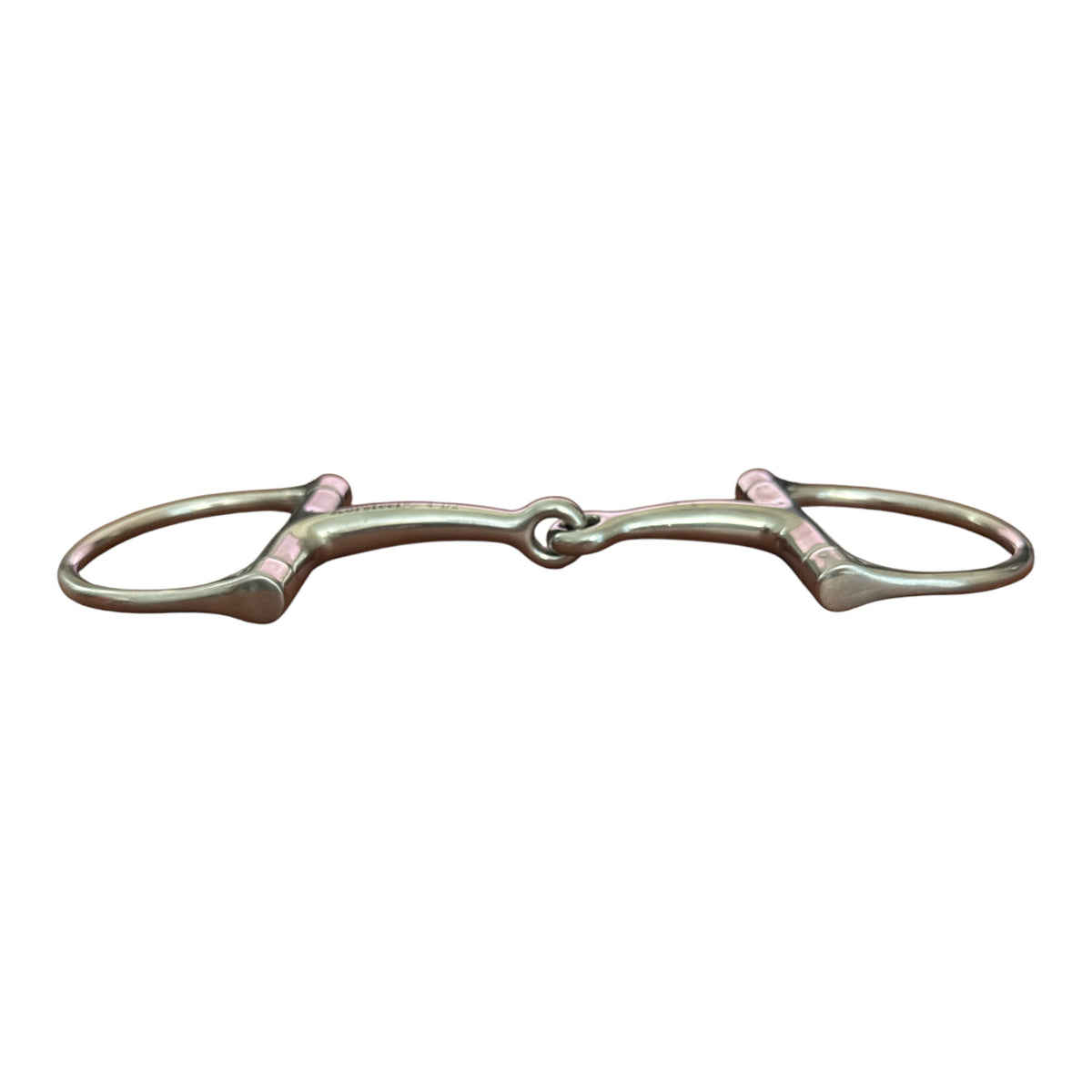 Korsteel Jointed Racing D Ring Snaffle Bit - 4 1/2 "