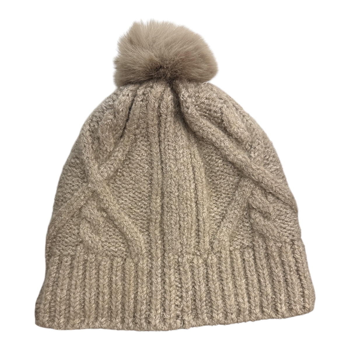 Ariat Entwine Beanie Hat - Rye Beige NEW