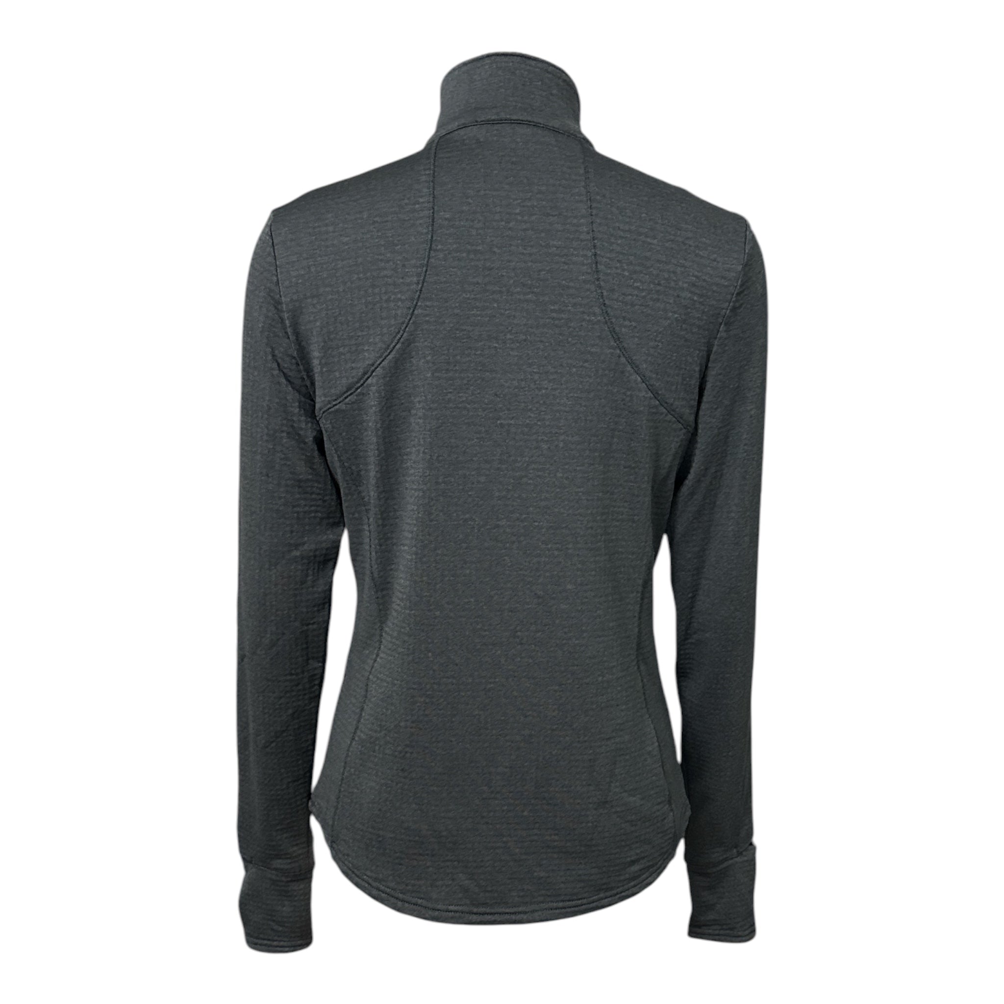 Ariat Women's Gridwork Fleece 1/4 Zip - Dark Grey / Size Small