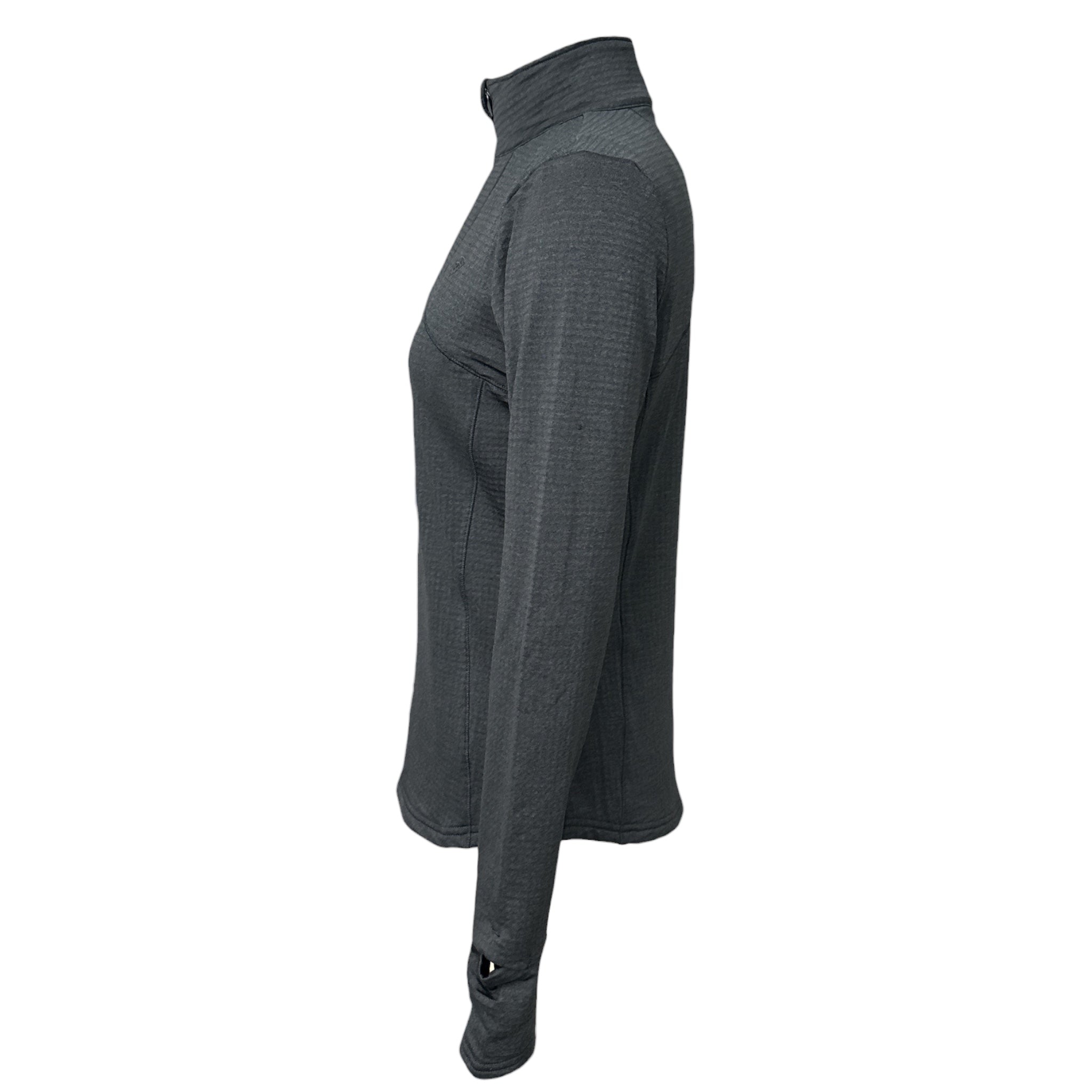 Ariat Women's Gridwork Fleece 1/4 Zip - Dark Grey / Size Small