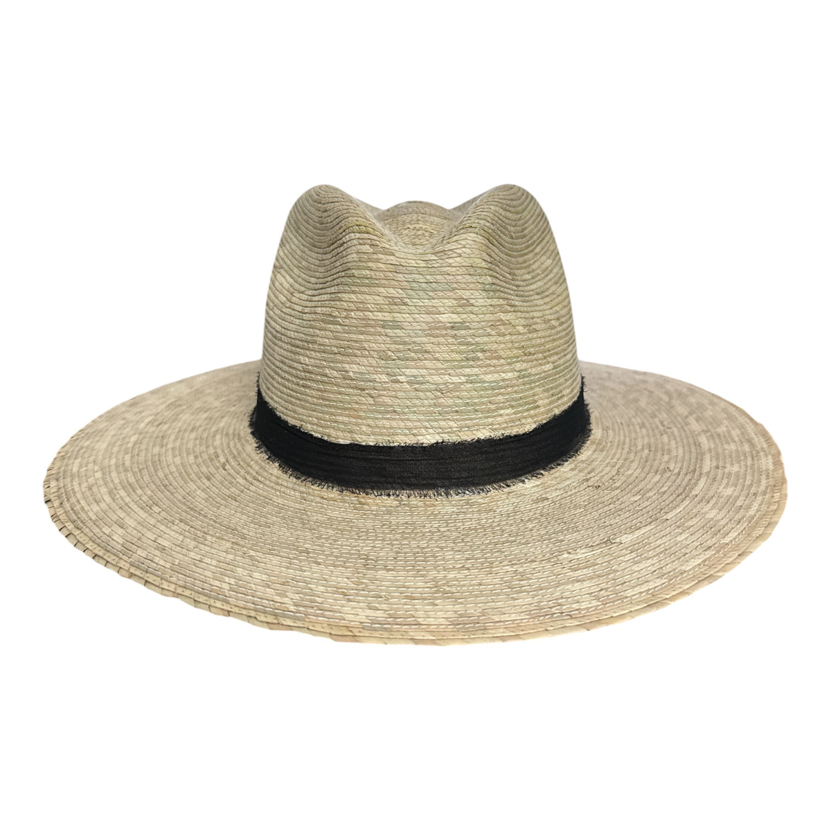 Ellsworth Tan Midi Brim Sun Hat - Black Ribbon / One Size NEW
