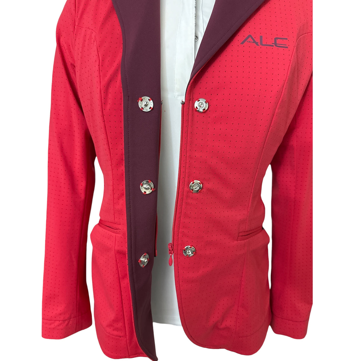 ALE Tailor Made Custom Show Coat Perforated "Boreas" Sample - IT 40 / Red