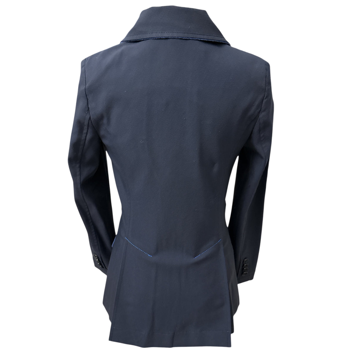 Charles Ancona Girls Classic Show Coat - Navy Blue / Size 10 Youth
