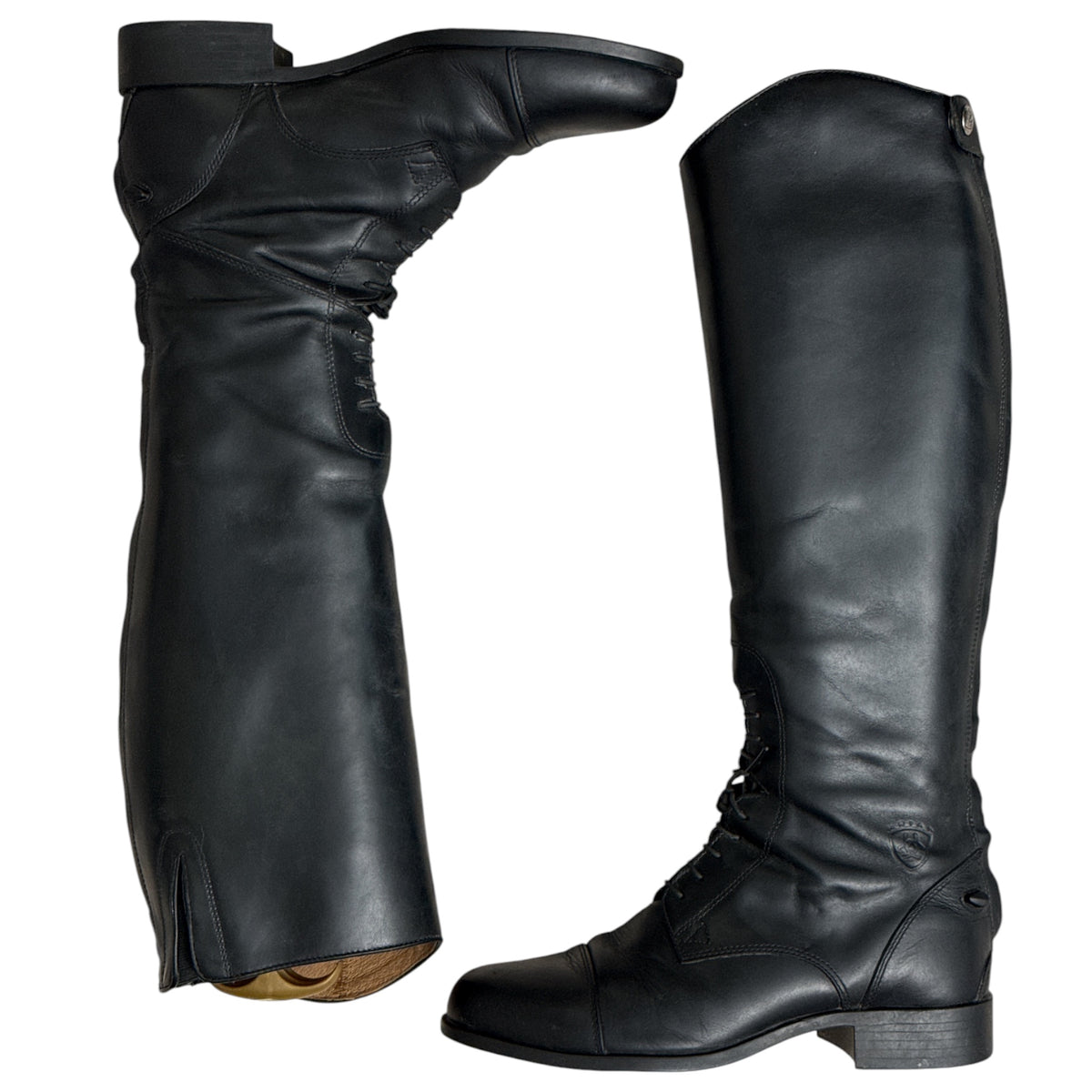 Ariat Women's Heritage Contour (Style 55001) Field Boots / Black Size 8 (39) Short H / Reg C