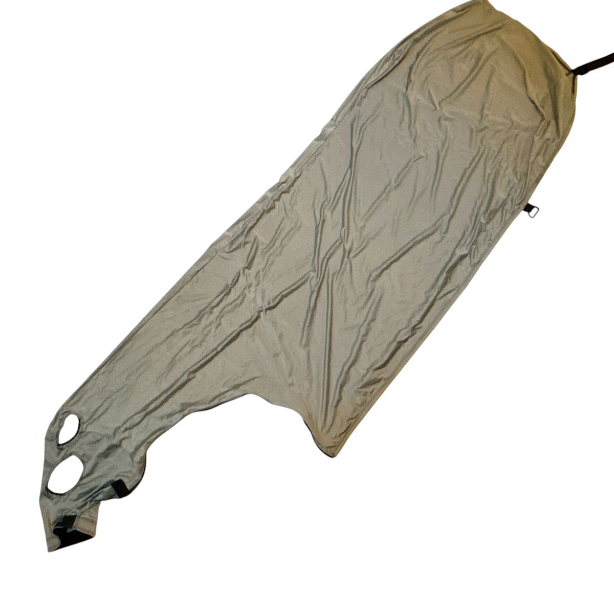 Sleazy Sleepwear Solid Full Body Slicker with Zipper - Silver / Size Medium (72-76)