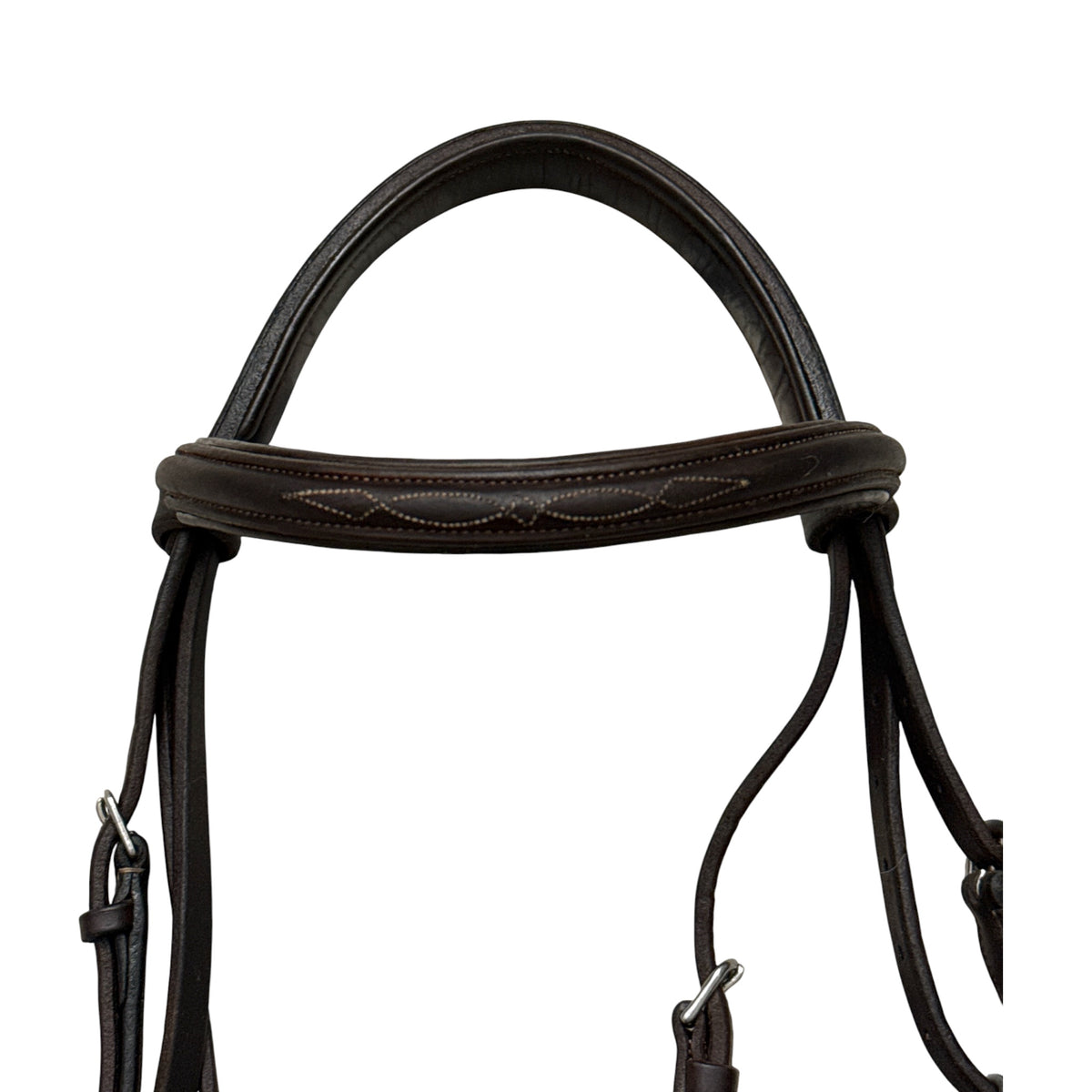 CWD Raised French Noseband Bridle Fancy Stitching- Size 3