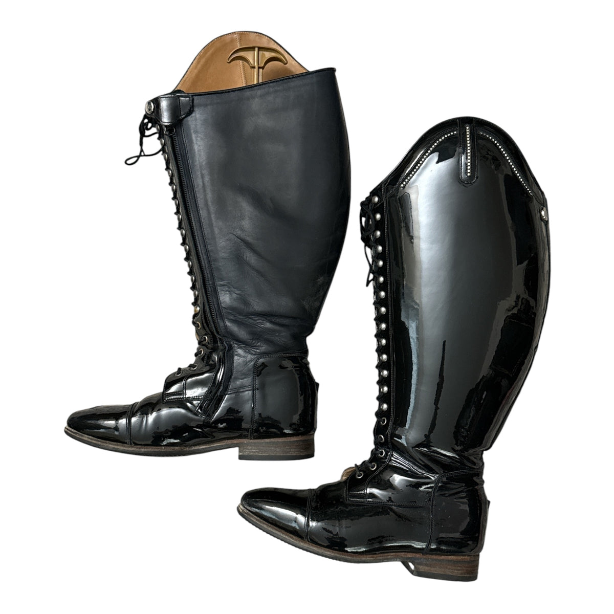 Celeris Custom Bia Boot - Navy Blue Gloss / Size US 9 Wide