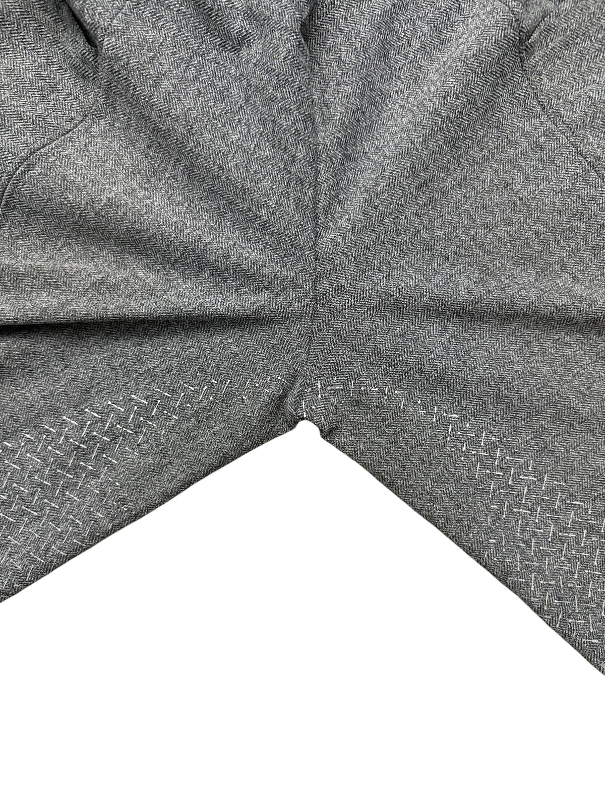 Free Ride Lux Hybrid Breeches (Pull-On) Full Seat - Grey Tweed / Size Large