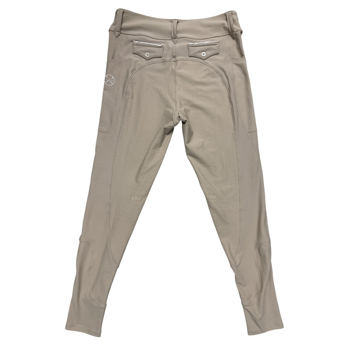 Free Ride Lux Hybrid Breeches (Pull-On) Full Seat - Tan / Size Large