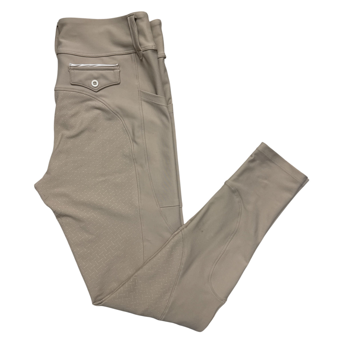 Free Ride Lux Hybrid Breeches (Pull-On) Full Seat - Tan / Size Large