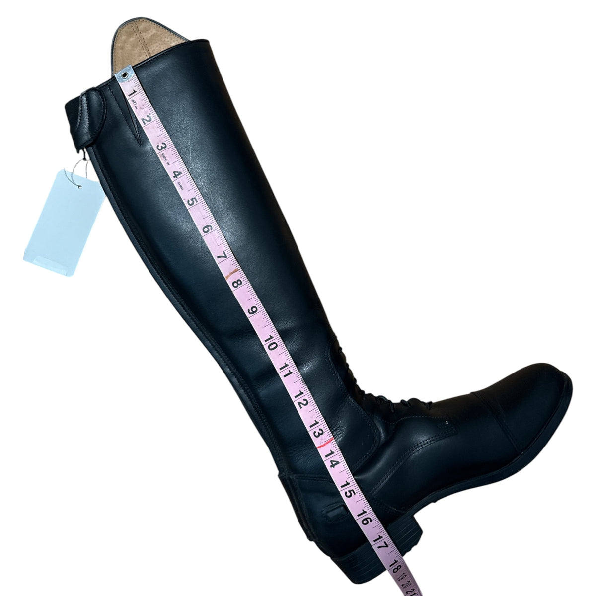 Dover Saddlery Madison Field Boots - Black / Size 6.5 Slim Calf Short Height