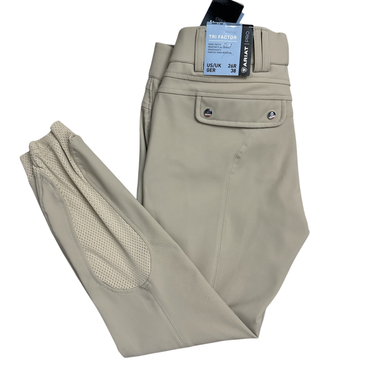 Ariat Tri Factor Grip Women's Knee Grip Breech - Blue Nights / Size US 28