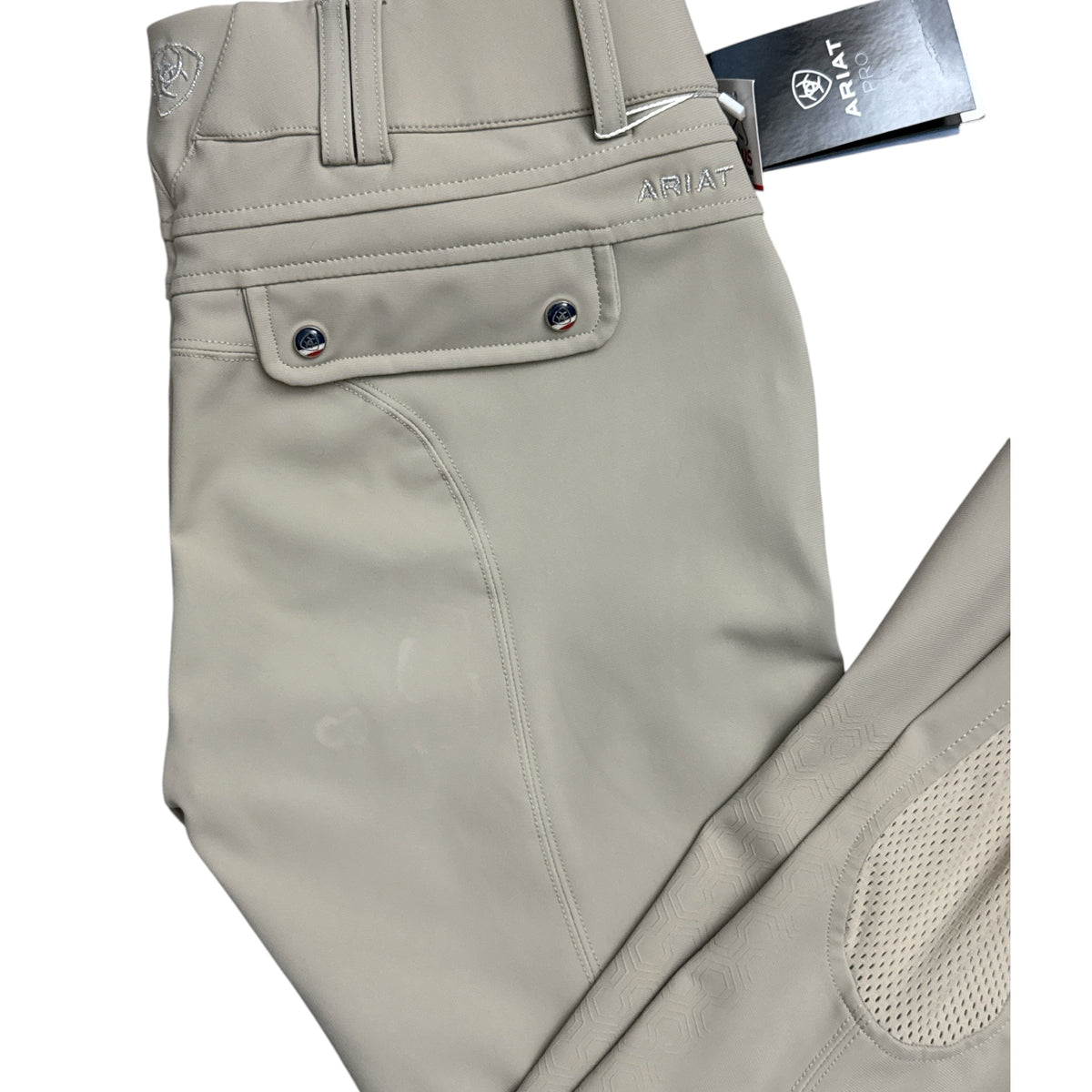 Ariat Tri Factor Grip Women's Knee Grip Breech - Blue Nights / Size US 28