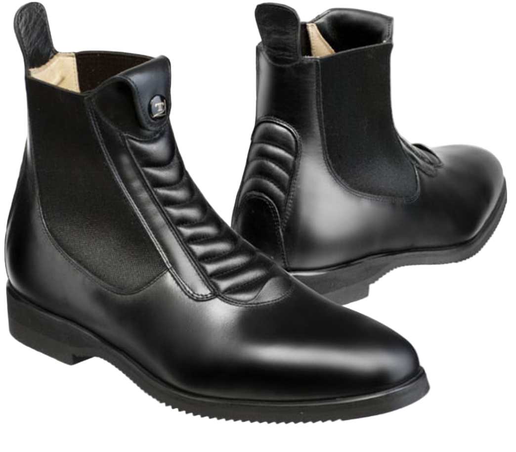 Tucci Harl Short Ankle Paddock Boots - Black / Size EU 40 (Women's US 9 / Men's US 7.5) NEW