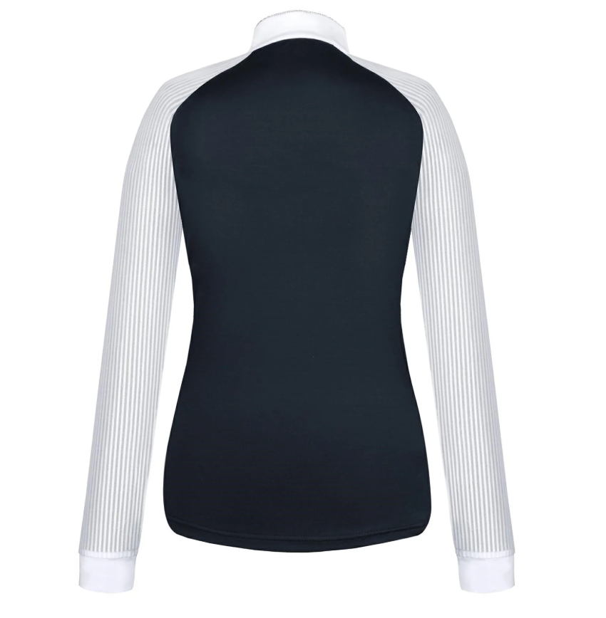 Fair Play Justine Airy Long Sleeve Show shirt - Black / Size Small (EU 36) NEW