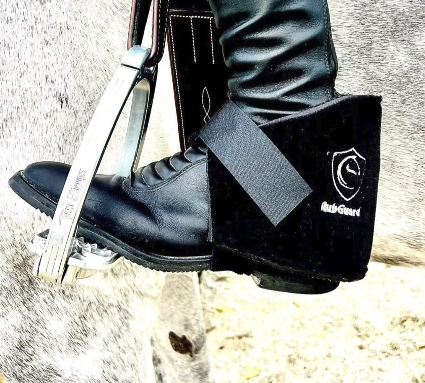 RubGuard Spur Protector - Black / One Size NEW