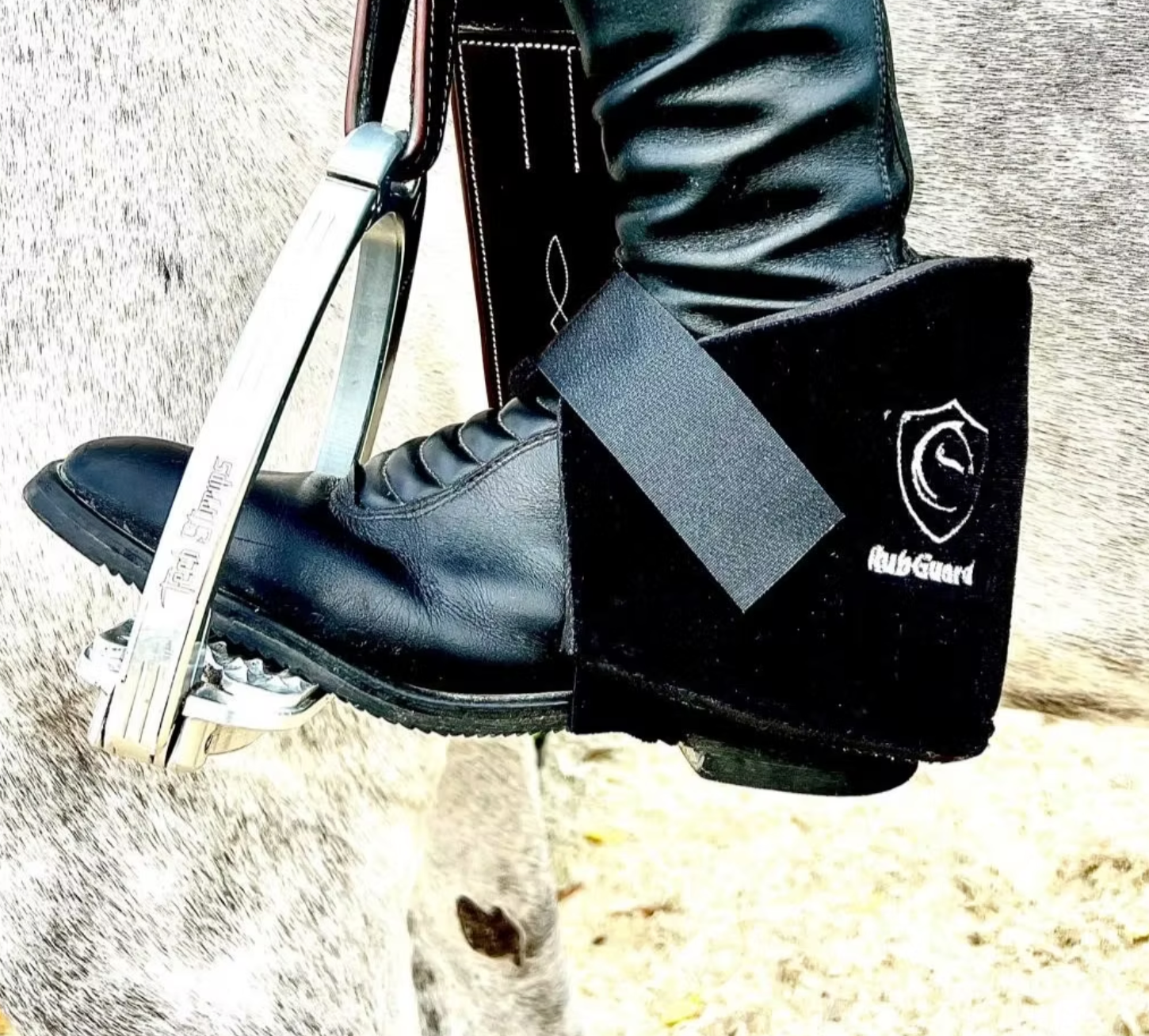 RubGuard Spur Protector - Black / One Size NEW