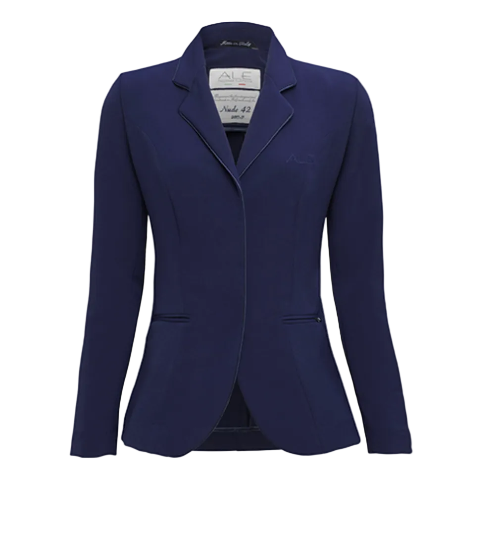 ALE Tailored Clothing by Alessandro Albanese Women’s Custom Show Coat "The Nude" Sample - IT 42 / Blue