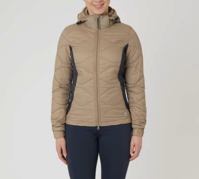 B Vertigo Brielle Women's Hybrid Riding Jacket - Weathered Teak Beige / Size EU 42 (US 12) - NEW