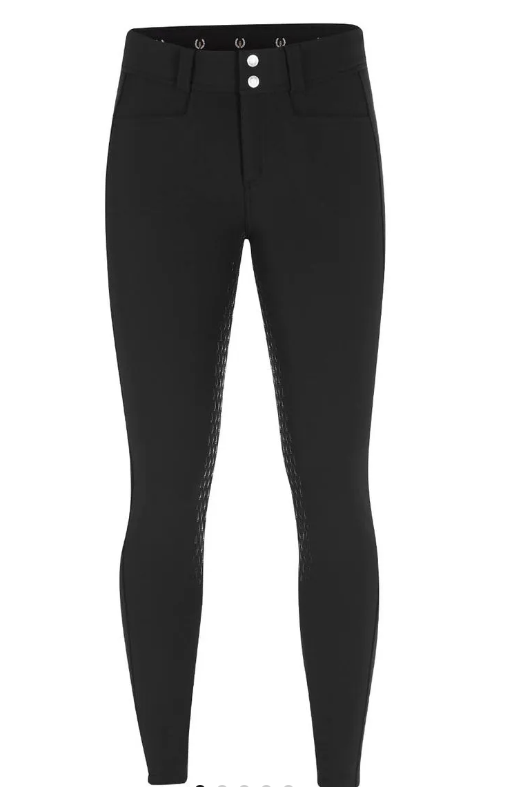 Kerrits Women's Three-Season Tailored Fleece Full Seat Breeches - Black -/ Size Small