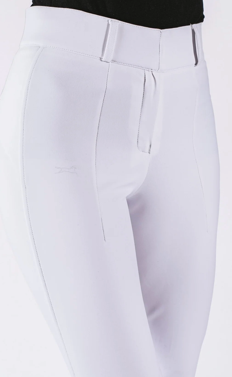 Fager Olivia Knee Grip Breech - White / Size EU 32 (US 22) NEW