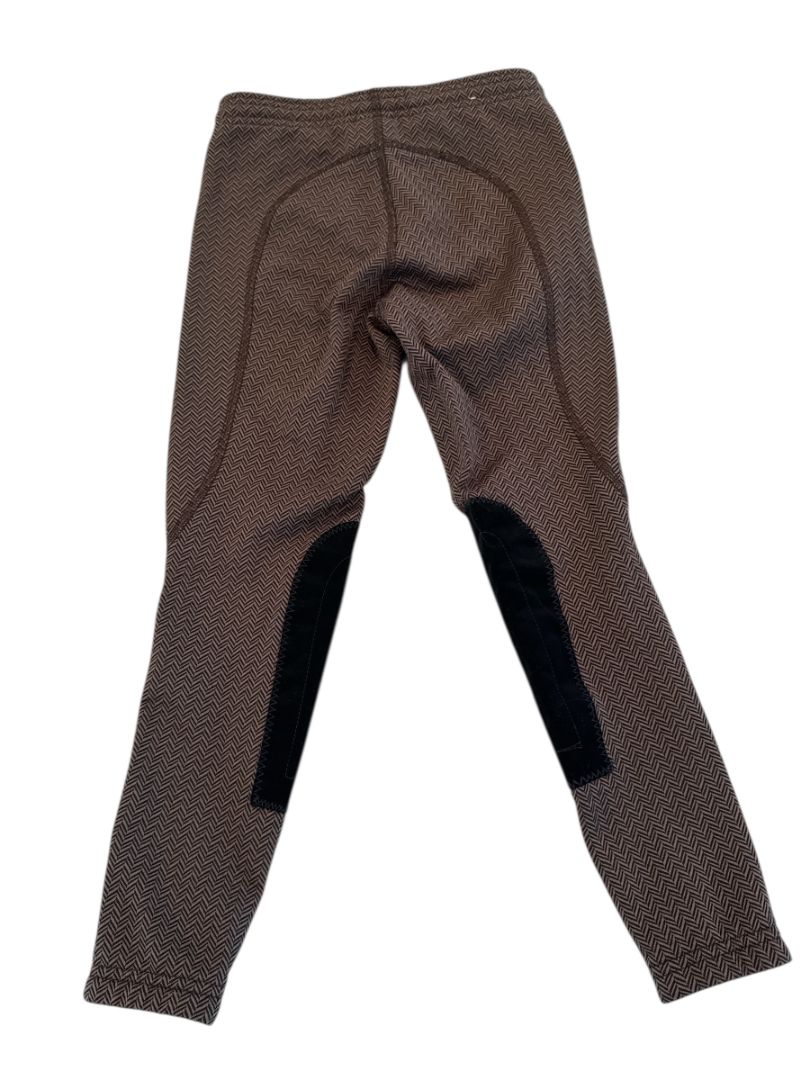 Kerrits Kids’ Knee-Patch Performance Tight - Brown / Size Youth Small