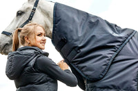 Kingsland Classic Top Notch Turnout 300g Navy Neck Cover 6'3" / 140cm NEW