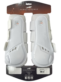 Schockemohle Air Flow Pro Boot Collection Technical Training Boots - White / Full/Horse Size   NEW